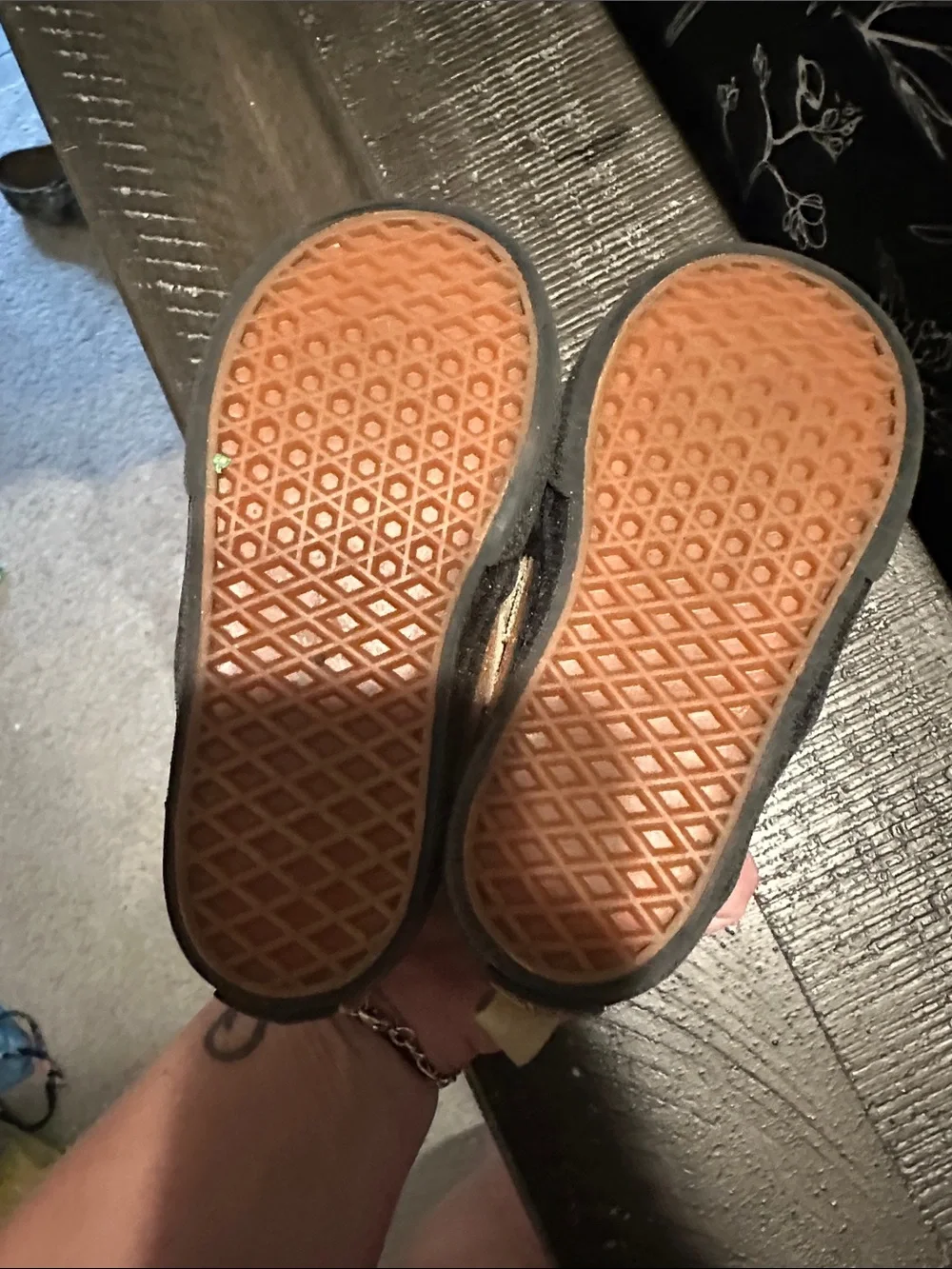 Vans Kids Glitter Slip-On Sneakers - Copper